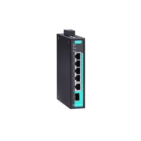Moxa Unmgd Full Gigabit Eth. Swtch W/ 4 10/100/1000Baset, Eds-G205-1Gtxsfp EDS-G205-1GTXSFP